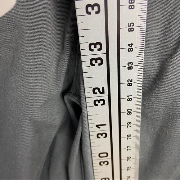 New‎ Mack Weldon Technical Chino Pants Grey Maverick Size 32 by 32 Modern Casual - Picture 12 of 16
